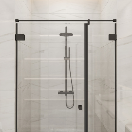 Комплект фурнитуры СП-ПЧ3 для душевой кабины из стекла