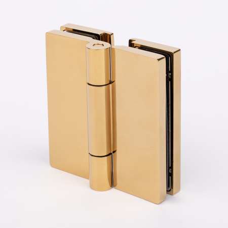 Петля стекло-стекло с  крышками,  яркое золото, латунь H7903-GD/brass Петля стекло-стекло с  крышками,  яркое золото, латунь H7903-GD/brass