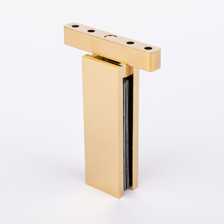 Петля профиль-стекло, яркое золото, латунь T26-GD/brass Петля профиль-стекло, яркое золото, латунь T26-GD/brass