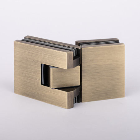 Петля стекло-стекло с  крышками, бронза, латунь H5403-BRZ/brass Петля стекло-стекло с  крышками, бронза, латунь H5403-BRZ/brass