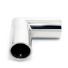 CK-502D19-PC Коннектор труба-труба 90°, D19мм, Хром глянцевый