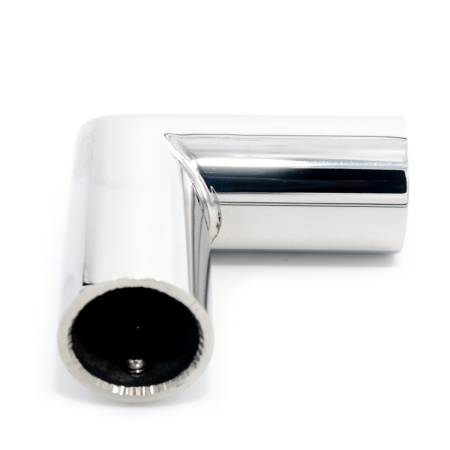 CK-502D19-PC Коннектор труба-труба 90°, D19мм, Хром глянцевый