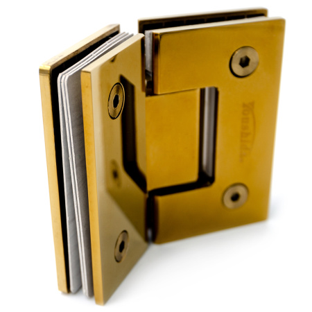 CL-105S-PG Петля крепление стекло-стекло 135°, Золото