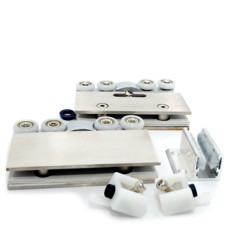 WJ-502-MC Комплект фурнитуры для раздвижной системы, SUS304, Хром Матовый