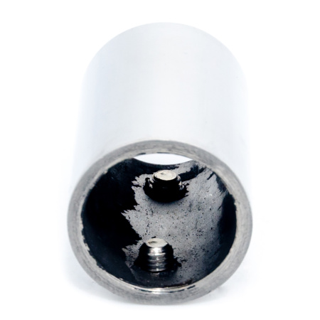 CK-408D19-PC Коннектор труба-труба прямой, D19мм, Хром глянцевый