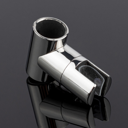 D02-512CR/sus304 Соединитель трубы ф19 180°, хром, sus304