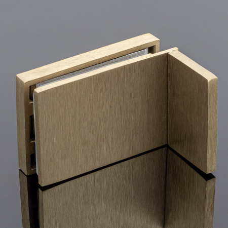 K02-203BGD/SUS304 Коннектор стекло-стена, брашированное золото, SUS 304