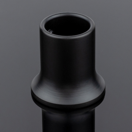 S02-506BLK/brass Соединитель труба-стена ф19, черный матовый, латунь