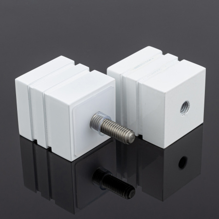 RK02-303WM/sus304 Ручка кноб квадратная, нержавеющая сталь sus304, белый маатовый RK02-303WM/sus304 Ручка кноб квадратная, нержавеющая сталь sus304, белый маатовый