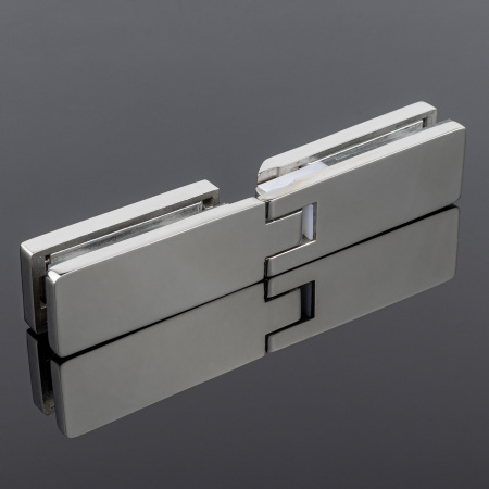 P03-105CR/sus304 Петля стекло-стекло 180°, хром, sus304