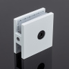 K02-202WM/sus304 Коннектор стена-стекло 90˚, белый матовый, sus304