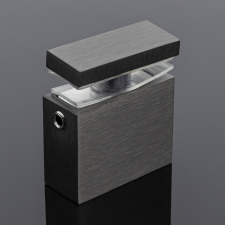 S02-505GFM/sus304 Соединитель труба-стекло 30х10, графитовый матовый, sus304