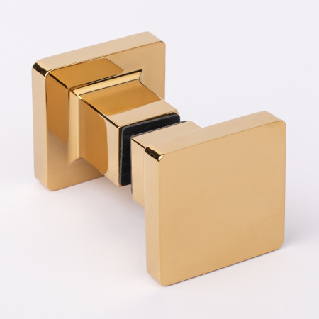 Ручка кноб квадратная, яркое золото, латунь DDJ17-GD/brass Ручка кноб квадратная, яркое золото, латунь DDJ17-GD/brass