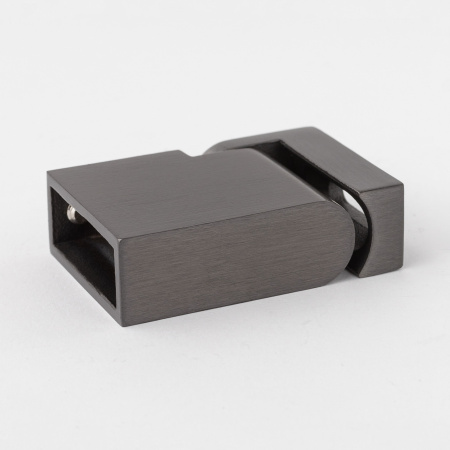 Регулируемое крепление штанги 30х10 к стене Графит S10-30R01GF