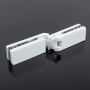 P03-104WM/sus304 Петля стекло-стекло 135˚, белый матовый, sus304