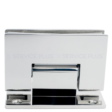 CL-102S-PC Петля крепление стекло-стена 90°, Хром глянцевый