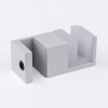 N02-402WM/sus304 Нижняя направляющая двойная, белый матовый,sus304