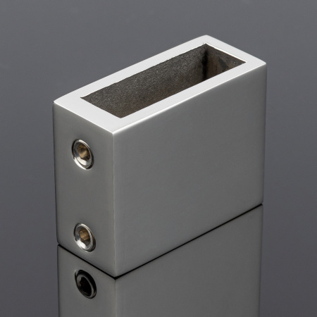 S02-500CR/sus304 Соединитель труба стена-стекло 30*10, хром, sus304